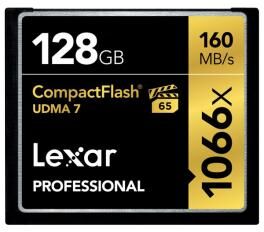 Lexar Tarjeta CompactFlash Lexar Profesional 1066x 128GB Lexar Tarjeta CompactFlash Lexar Profesional 1066x 128GB