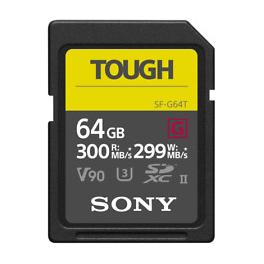 Sony Tarjeta de memoria SD UHS-II Sony serie SF-G Tough 300Mb/s 64gb Sony Tarjeta de memoria SD UHS-II Sony serie SF-G Tough 300Mb/s 64gb
