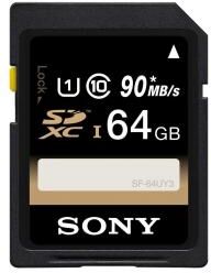 Sony Tarjeta de memoria SD Sony SERIE SF-UY3 de 64Gb Clase 10 90Mb/s Sony Tarjeta de memoria SD Sony SERIE SF-UY3 de 64Gb Clase 10 90Mb/s