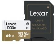 Lexar Tarjetas lexar professional 1000x microsdhc/sdxc uhs-ii 64GB Lexar Tarjetas lexar professional 1000x microsdhc/sdxc uhs-ii 64GB