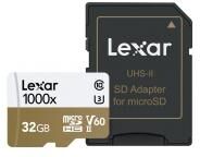 Lexar Tarjetas lexar professional 1000x microsdhc/sdxc uhs-ii 32GB Lexar Tarjetas lexar professional 1000x microsdhc/sdxc uhs-ii 32GB