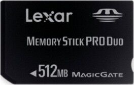 Lexar Tarjeta Memory Stick Pro Duo 512mb