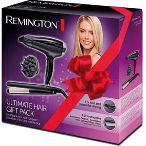 Pack secador + plancha de pelo Remington D5215 + S1510