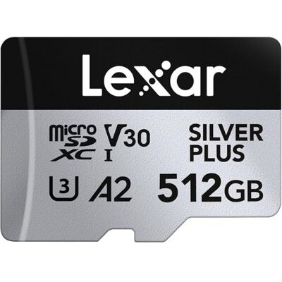 Lexar 512GB High-Performance Silver Plus MICROSDXC UHS Lexar 512GB High-Performance Silver Plus MICROSDXC UHS