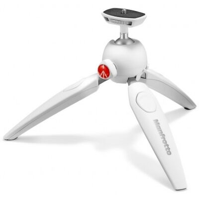 Mini trípode Manfrotto de 2 secciones PIXI EVO Blanco Mini trípode Manfrotto de 2 secciones PIXI EVO Blanco