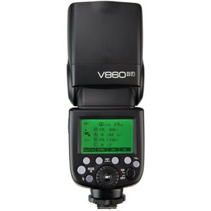 Kit Flash compacto Godox Ving V860II TTL HSS + batería y cargador para Fuji