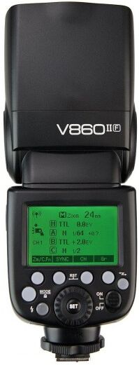 Kit Flash compacto Godox Ving V860II TTL HSS + batería y cargador para Fuji