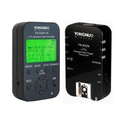 Yongnuo YN622N-KIT Disparador y Receptor de Flash Nikon - Sincronización Rápida Yongnuo YN622N-KIT Disparador y Receptor de Flash Nikon - Sincronización Rápida