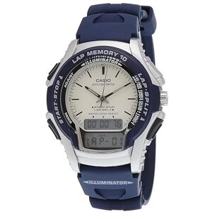 Casio Reloj Digital Correa Goma Azul 10 Memoria de vueltas WR 100m Casio Reloj Digital Correa Goma Azul 10 Memoria de vueltas WR 100m