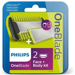 Cuchilla de recambio Philips OneBlade Kit Cara + Cuerpo QP620/50