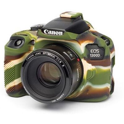 Funda silicona EasyCover para Canon EOS 1300D camuflaje Funda silicona EasyCover para Canon EOS 1300D camuflaje