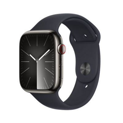 Apple Watch Series 9 GPS+Cellular 45mm Grafito con correa negra M/L (MRMW3QL/A) Apple Watch Series 9 GPS+Cellular 45mm Grafito con correa negra M/L (MRMW3QL/A)