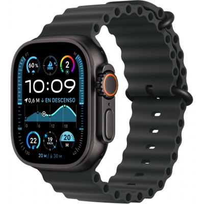 Apple Watch Ultra 2 GPS + Cellular 49mm Negro Titanium Apple Watch Ultra 2 GPS + Cellular 49mm Negro Titanium