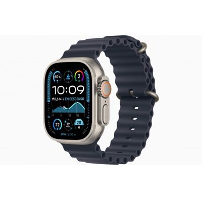 Apple Watch Ultra 2 GPS+Cellular 49mm caja en Titanio Natural y correa Ocean Azul Marino Apple Watch Ultra 2 GPS+Cellular 49mm caja en Titanio Natural y correa Ocean Azul Marino