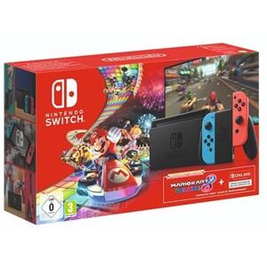 Consola Nintendo Switch Azul /Rojo Neon + Super Mario Kart 8 Digital + Suscripción 3 meses