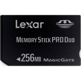 Lexar Tarjeta Memory Stick Pro Duo 256mb