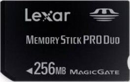 Lexar Tarjeta Memory Stick Pro Duo 256mb