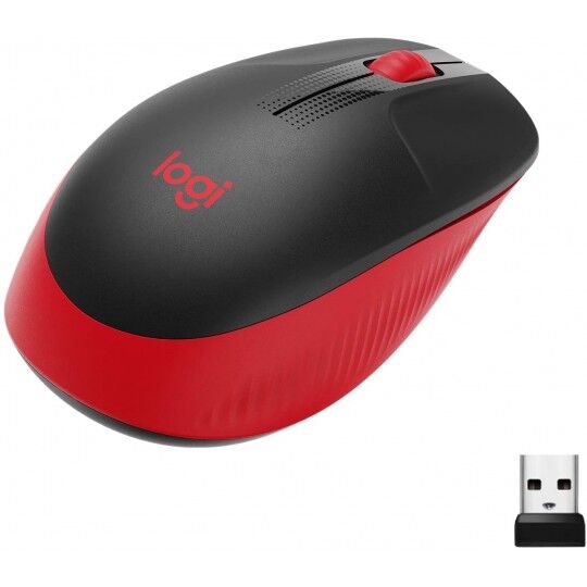 Ratón Inalámbrico Logitech M190 Rojo