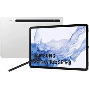 Samsung Galaxy Tab S8 5G 128GB Plata