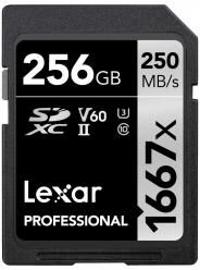 Lexar Tarjeta Lexar Professional SDXC UHS-II/U3 256GB 1667x Lexar Tarjeta Lexar Professional SDXC UHS-II/U3 256GB 1667x