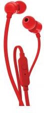 JBL Auriculares JBL T110 Rojo JBL Auriculares JBL T110 Rojo