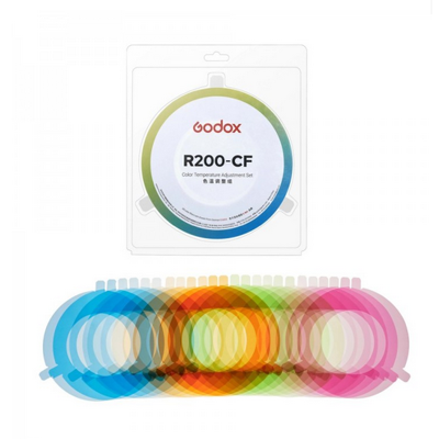 Set de Gelatinas de Color Godox R200-CF - Accesorio de Iluminación Set de Gelatinas de Color Godox R200-CF - Accesorio de Iluminación