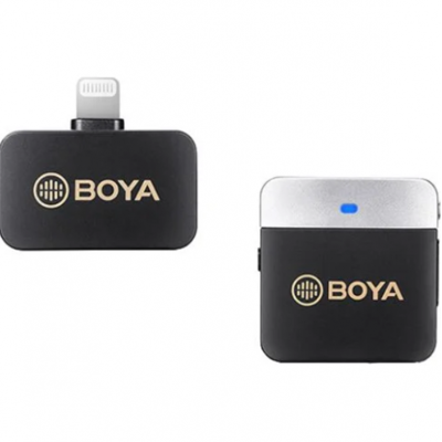 Kit de micrófono inalámbrico Boya BY-M1V5 - Compatible con iOS Kit de micrófono inalámbrico Boya BY-M1V5 - Compatible con iOS