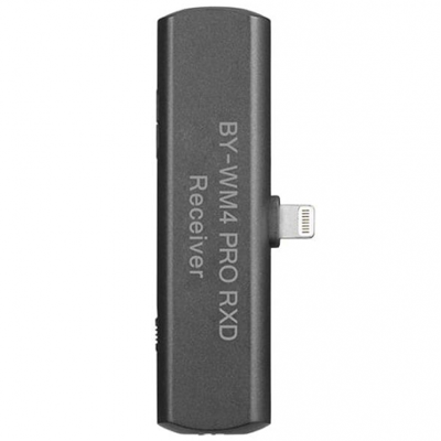 Receptor inalámbrico Boya BY-WM4 RXD de 2,4 GHz para dispositivos iOS Receptor inalámbrico Boya BY-WM4 RXD de 2,4 GHz para dispositivos iOS