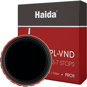 Filtro Haida CPL-VND 2 en 1 72mm