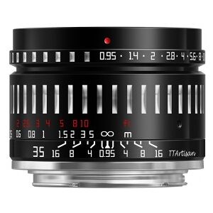 Objetivo TTArtisan 50mm F0.95 APS-C Para Canon (C50095-B-R)