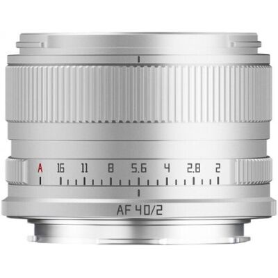 Objetivo Ttartisan AF 40mm F2 para L-Mont plata AF4020-L-S Objetivo Ttartisan AF 40mm F2 para L-Mont plata AF4020-L-S