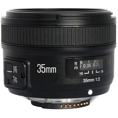 Objetivo Yongnuo 35mm F2 para Nikon Objetivo Yongnuo 35mm F2 para Nikon
