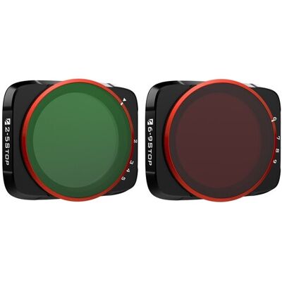 Filtros de densidad neutra variable Freewell Hard-Stop para DJI Air 2S (paquete de 2) Filtros de densidad neutra variable Freewell Hard-Stop para DJI Air 2S (paquete de 2)