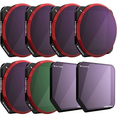 Freewell Pack 8 filtros FREWELL All Day Para Mavic 3 Freewell Pack 8 filtros FREWELL All Day Para Mavic 3