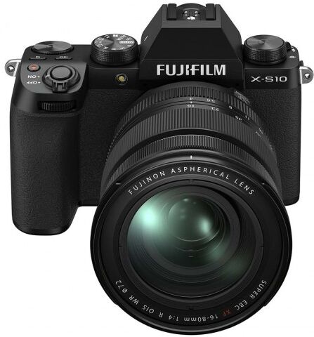 Fujifilm X-S10 + Objetivo XF16-80mm f4 R OIS WR, color Negro