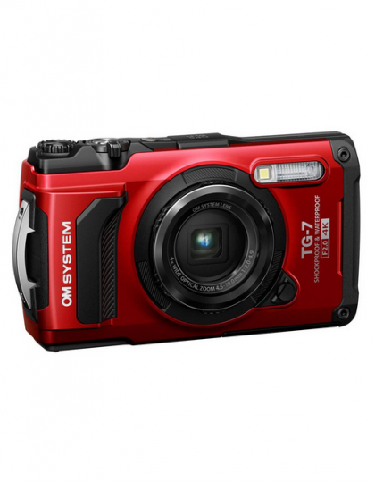 Cámara Acuática Olympus Tough TG-7 Rojo