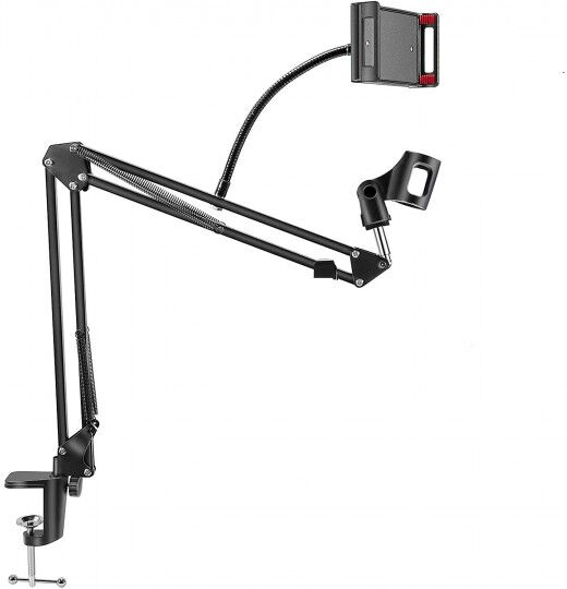 Ultrapix Soporte sobremesa brazo articulado  para movil y micrófono UPFK-25C