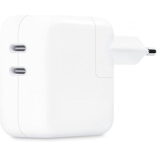 Adaptador de corriente con 2 puertos USB-C Apple 35W
