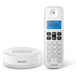 Teléfono inalámbrico Philips D1611 Blanco