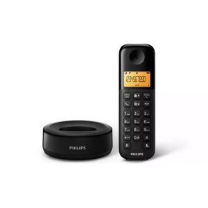 Telefono Inalámbrico Philips D1601B Negro