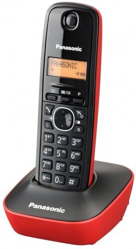 Teléfono inalámbrico Panasonic KX-TG1611 Rojo