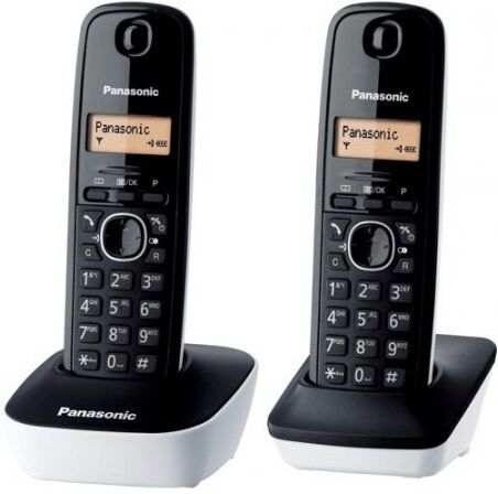 Telefono inalámbrico Panasonic KX-TG1612 DUO Blanco