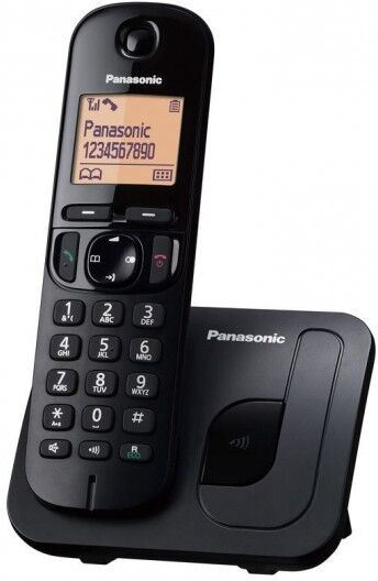 Teléfono inalámbrico digital Panasonic KX-TGC210 Negro