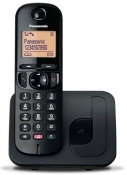 Teléfono inalámbrico Panasonic KX-TGC250SPB Negro