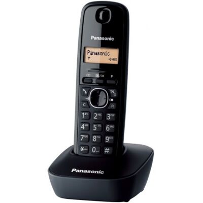 Teléfono inalámbrico Panasonic KX-TG1611 Negro Teléfono inalámbrico Panasonic KX-TG1611 Negro