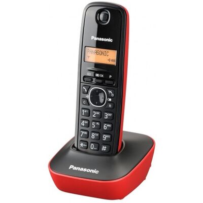 Teléfono inalámbrico Panasonic KX-TG1611 Rojo Teléfono inalámbrico Panasonic KX-TG1611 Rojo