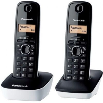 Telefono inalámbrico Panasonic KX-TG1612 DUO Blanco Telefono inalámbrico Panasonic KX-TG1612 DUO Blanco