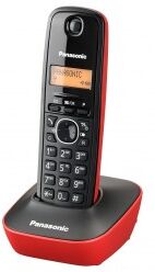 Panasonic Teléfono inalámbrico Panasonic KX-TG1611 Rojo Panasonic Teléfono inalámbrico Panasonic KX-TG1611 Rojo