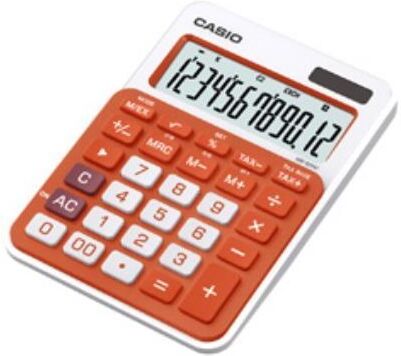 Calculadora Casio MS-20NC naranja