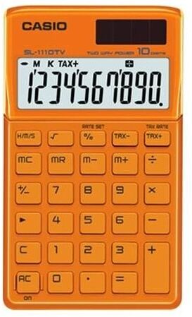 Calculadora Casio SL1110TV Naranja